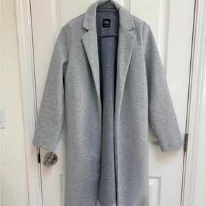 Zara Women's Light Gray Coat